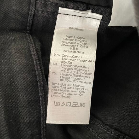 NWT Madewell‎ Tall Curvy High Rise Skinny Jeans in Black Frost 25T NM862 - Picture 10 of 11